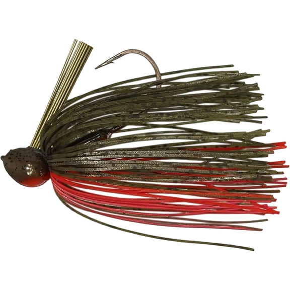 Big Bite Baits McMoney Jig Green Pumpkin Texas Red 5/8 oz