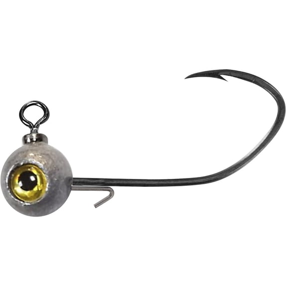 Big Bite Baits Pendulate 1/8oz Round Ball Jighead Bare Shad