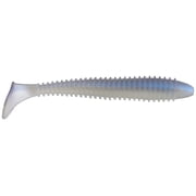 Big Bite Baits Pro Swimmer Paddle Tail Swimbait Albino Shad, 3.3 inch