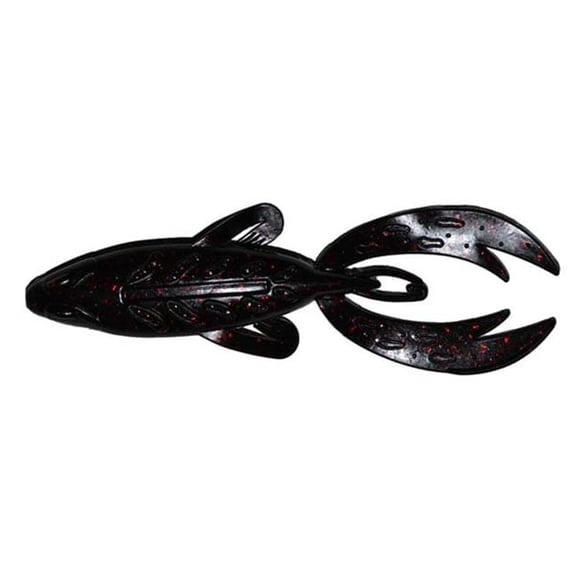 Big Bite Baits Rojas Fighting Frog 5" 5Pk Black Neon/ Watermelon 5RFF-19