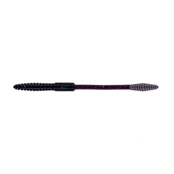 Big Bite Baits SQTL6-07 6 in. Blue Fleck Squirrel Tail Worm Fishing Lure - Pack of 10