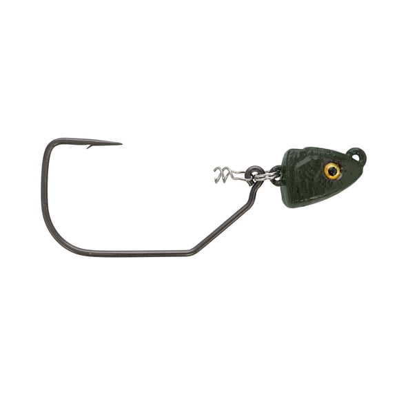 Big Bite Baits Saltwater Sweeper Swing Head Jig  1/2 oz  Green Pumpkin