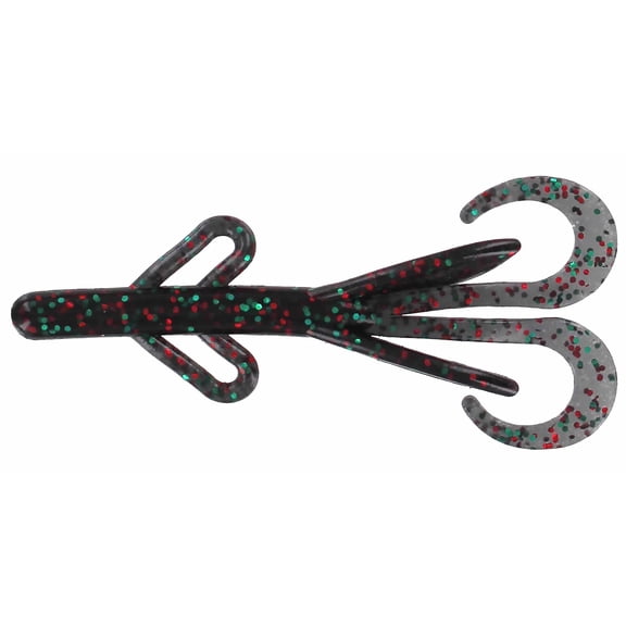 Big Bite Baits Soft Plastic Creature Bait (Black Emerald, 6 inch)