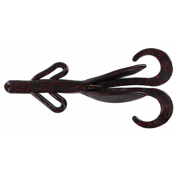 Big Bite Baits Soft Plastic Creature Bait (Black Neon, 6 inch)