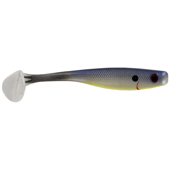 Big Bite Baits Suicide Shad 7 inch Soft Paddle Tail Swimbait (Blue Back Herring)