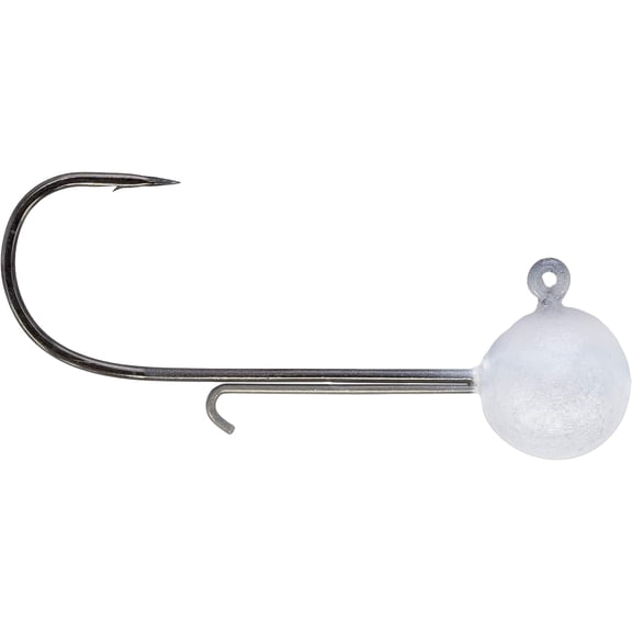 Big Bite Baits Swimmer Ball Head 1/4oz Round Ball Jighead 3/0 Pearl