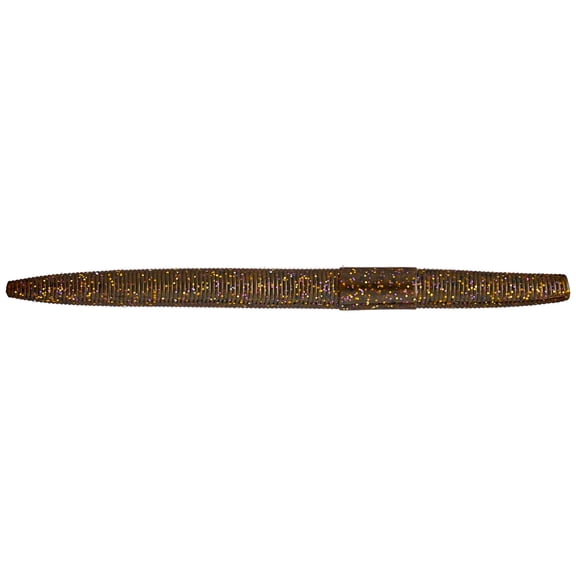 Big Bite Baits TS5SOFT-08 5" Soft Super Salt Trick Stick Grn Pumpkin