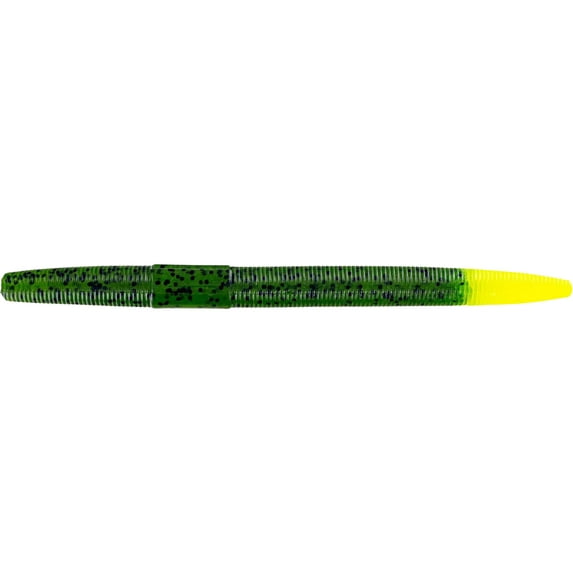 Big Bite Baits Trick Stick 5" Soft Stickbait Watermelon Seed/Chartreuse Tip