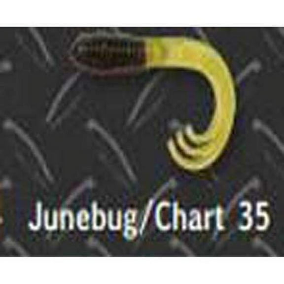 Big Bite Triple Tip Grub 2' 10ct Junebug Chartreuse