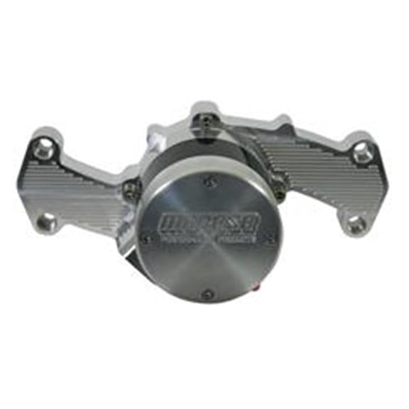 Big Block Chevrolet Electric Water Pump - Clear Anodized