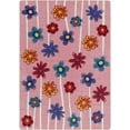 thumbnail image 1 of Big Blooms 5'4" x 7'8" area rug in color Bouquet, 1 of 5