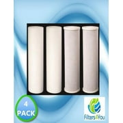 Big Blue CTO Carbon Block & Sediment 20 x4.5" Replacement Filter Cartridges Set