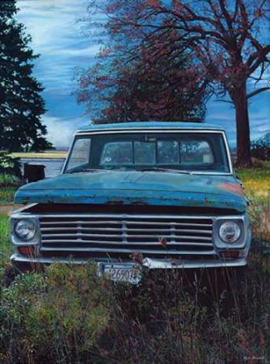 Big Blue Canvas Art - Lynn Garwood (18 x 24)