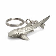 Big Blue by Roland Whale Shark Keychain, Shark Key Ring