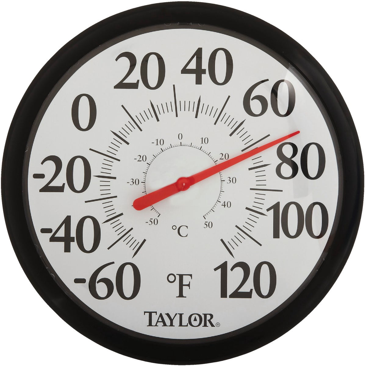Taylor Precision Products Big & Bold Wall Thermometer Limited Edition - Analog - One Size Black