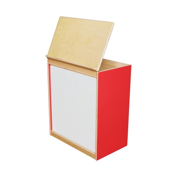 WOOD DESIGNS Big Book Display with Magnetic Markerboard
