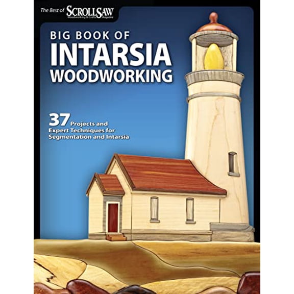 Pre-Owned Best of Scroll Saw Woodworking & Crafts Magazine: Big Book of Intarsia Woodworking: 37 Projects and Expert Techniques for Segmentation and Intarsia (Paperback)