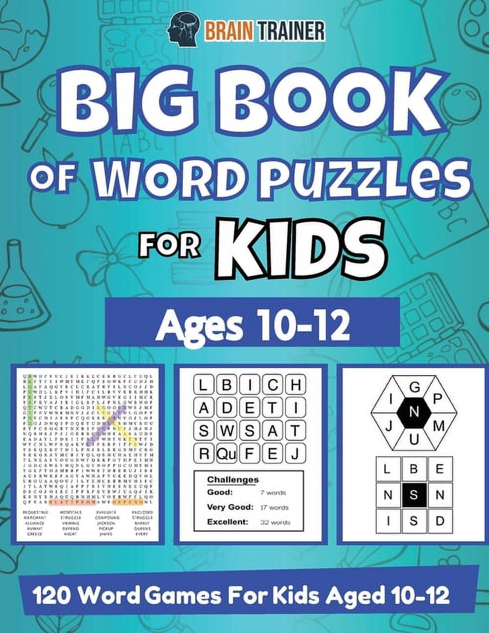 Big Book Of Word Puzzle For Kids - Ages 10-12 - 120 Word Games For Kids ...