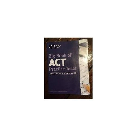Pre-Owned Big Book of ACT Practice Tests (Paperback) 1506207464 9781506207469