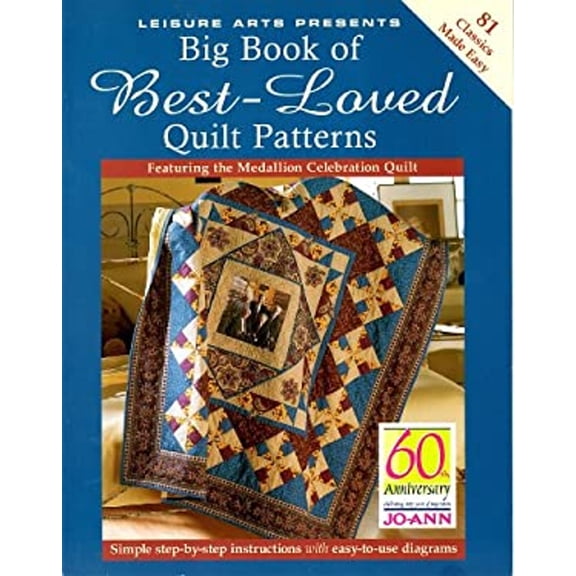 Pre-Owned Big Book of Best Loved Quilt Patterns by Leisure Arts (Hardcover), Home, Hobbies, & Garden, CRAFTS & HOBBIES / Quilts & Quilting, English