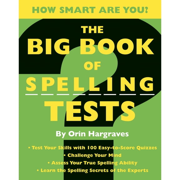 Pre-Owned Big Book of Spelling Tests (Paperback)