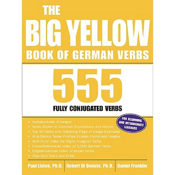 Pre-Owned Big Books: The Big Yellow Book of German Verbs (Paperback)