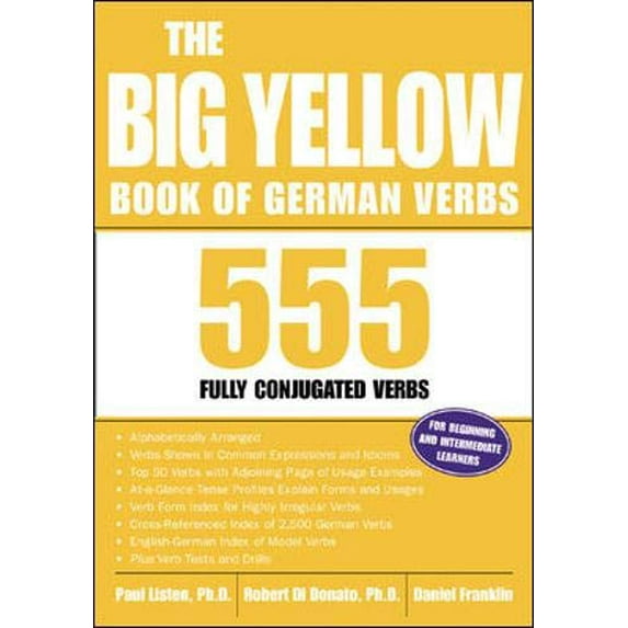 Pre-Owned Big Books: The Big Yellow Book of German Verbs (Paperback)