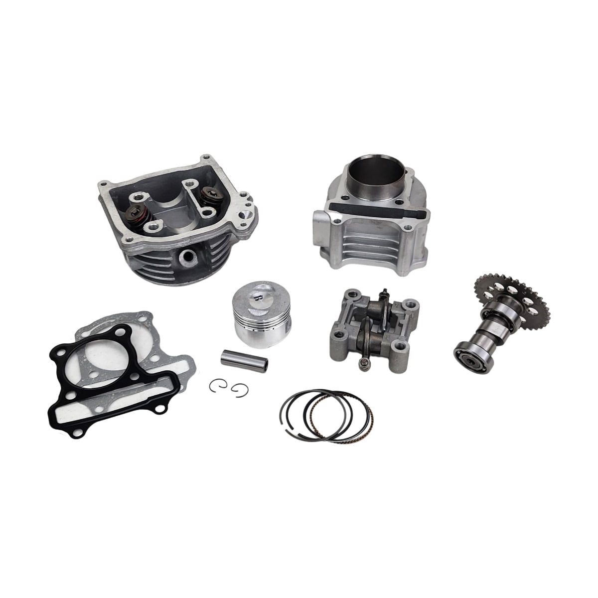 Big Bore kit - 50mm/100cc Large Valve (EGR/PAIR) - for 49cc,139QMB Chinese Scooters