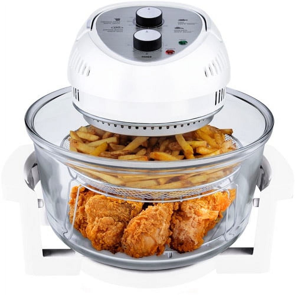 Big Boss 16 Qt. Silver Oil-less Air Fryer with Built-In Timer 8605 - The  Home Depot