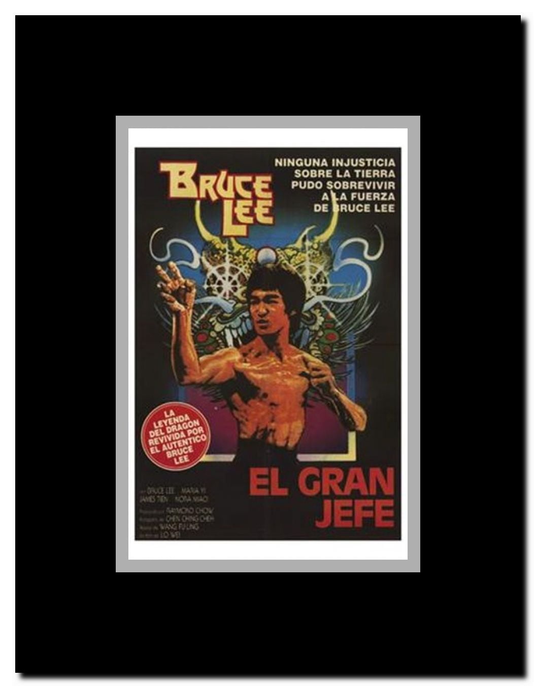 Big Boss Framed Movie Poster