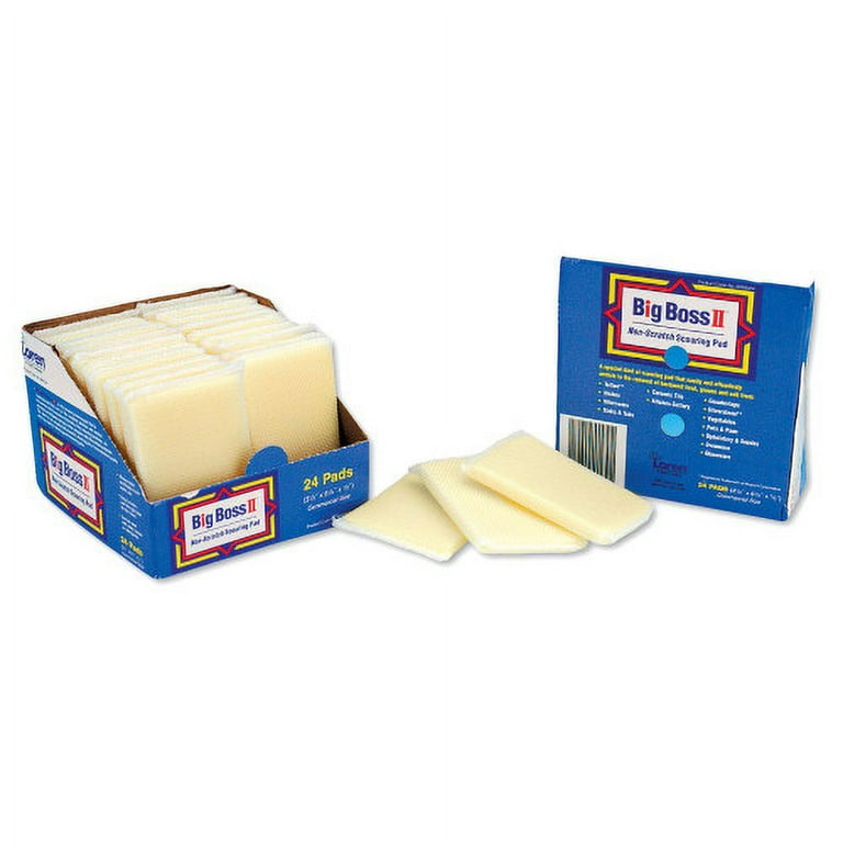 Non-Scratch Scouring Pads, 3.5 x 5.5, Yellow, 24/Carton Non-Scratch Scouring Pads, 3.5 x 5.5, Yellow, 24/Carton