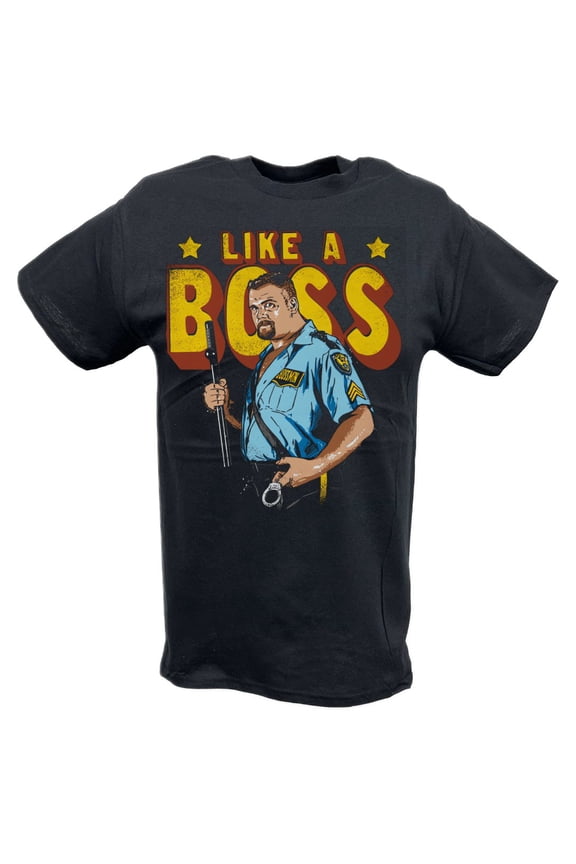 Big Boss Man Like A Boss Animated Black T-shirt