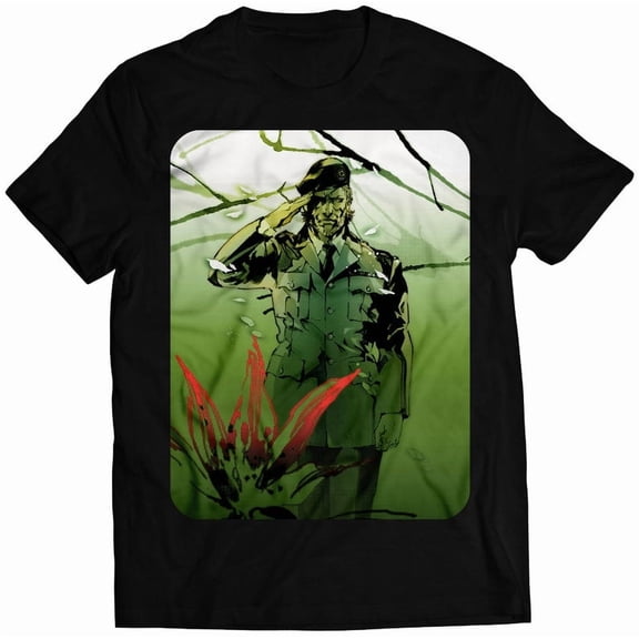 Big Boss Salute MGS Snake Eater Premium Unisex T-shirt (vectorized Design)