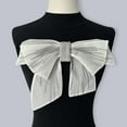 thumbnail image 1 of Big Bow Brooch Organza 3D Embroidery Double-layer Collar Chest Decor Anti-exposure DIY Stitching Clothing Accessories Wedding Party Clothes Adornment, 1 of 7