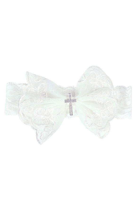 Big Bows Hair Bands Lace Bowtie Hairband Elastic Headbands Baby Photo Accessories