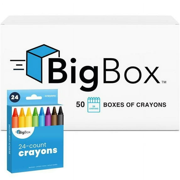 Big Box of Crayons - 24 Count Case Pack of 50