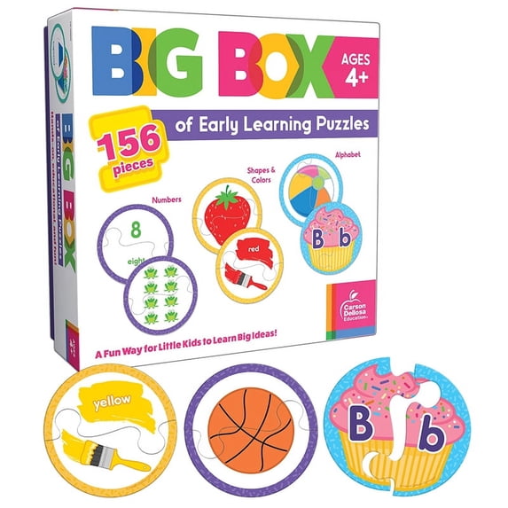 Big Box of Early Learning Puzzles | Bundle of 10 Each