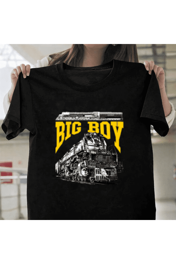 Big Boy 4014 Steam Locomotive Union Pacific Class 4000 Train Art Unisex T-Shirt, up to size 3XL.