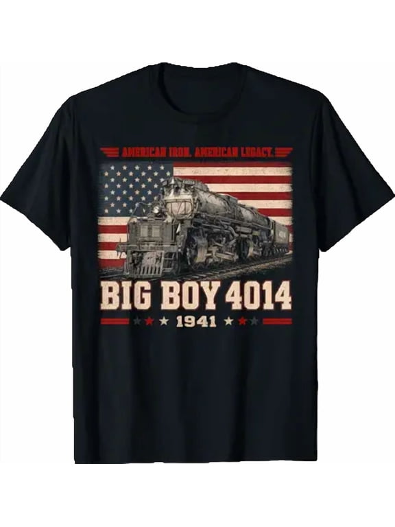 Big Boy 4014 Vintage Steam Locomotive Railroad Train Engine T-Shirt