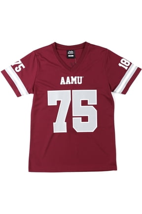 Alabama A&M Bulldogs S2 Womens Football Jersey Tee [Maroon - S]