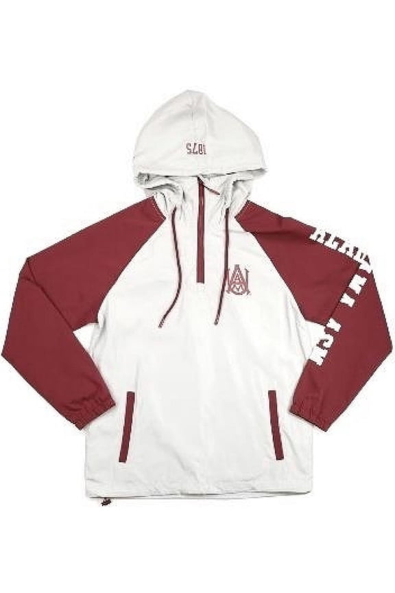 Alabama A&M Bulldogs S4 Womens Anorak Jacket [Grey - L]