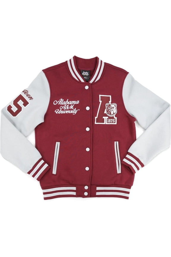 Alabama A&M Bulldogs S4 Womens Fleece Jacket [Maroon - XL]