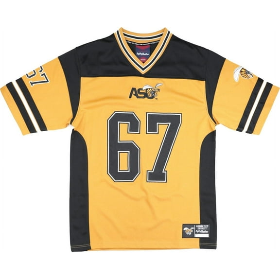 Big Boy Alabama State Hornets S14 Mens Football Jersey [Old Gold - 3XL]