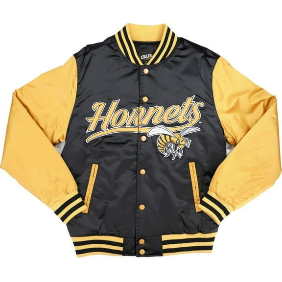 Big Boy Alabama State Hornets S7 Mens Baseball Jacket [Black - 3XL]