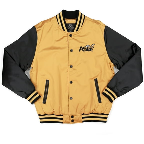 Big Boy Alabama State Hornets S8 Mens Baseball Jacket [Old Gold - 4XL]