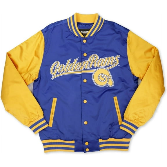 Big Boy Albany State Golden Rams S7 Mens Baseball Jacket [Royal Blue - XL]