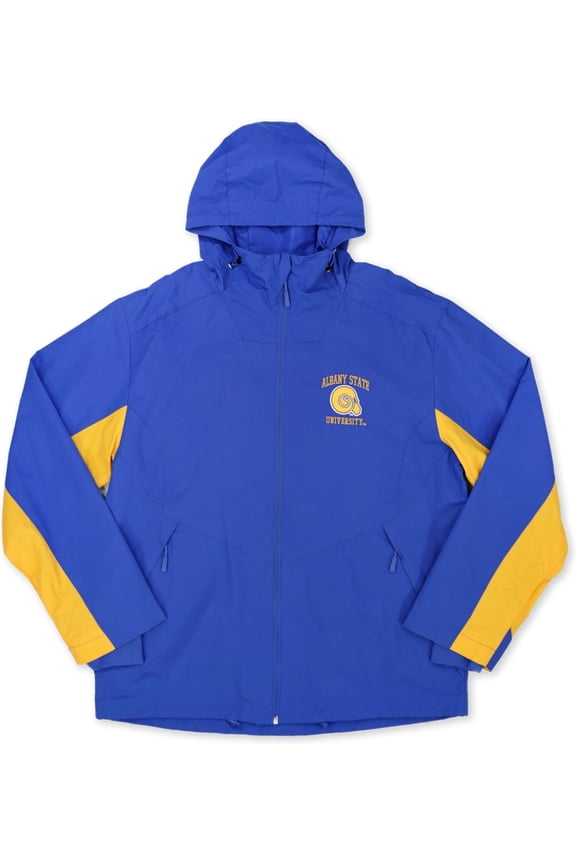 Albany State Golden Rams S8 Mens Windbreaker Jacket [Royal Blue - L]