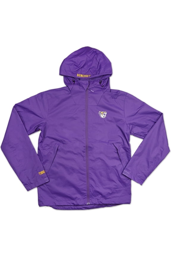 Benedict College Tigers S5 Mens Windbreaker Jacket [Purple - XL]
