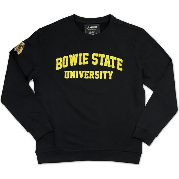 Big Boy Bowie State Bulldogs Mens Sweatshirt [Black - 2XL]