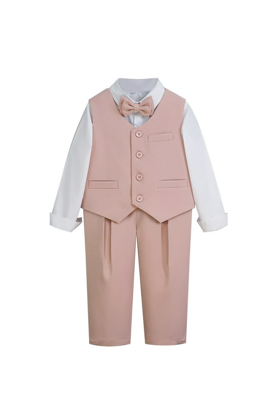 Big Boy Clothing Sets Jacket Large Sized formal Speechhosting Outdoor Clothes,Pink,160